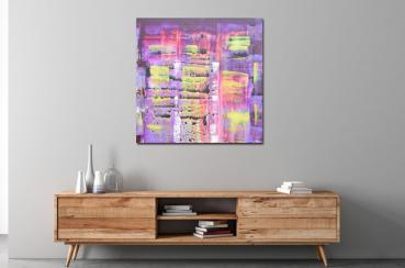 Modern abstract spatula painting living room picture - 1424